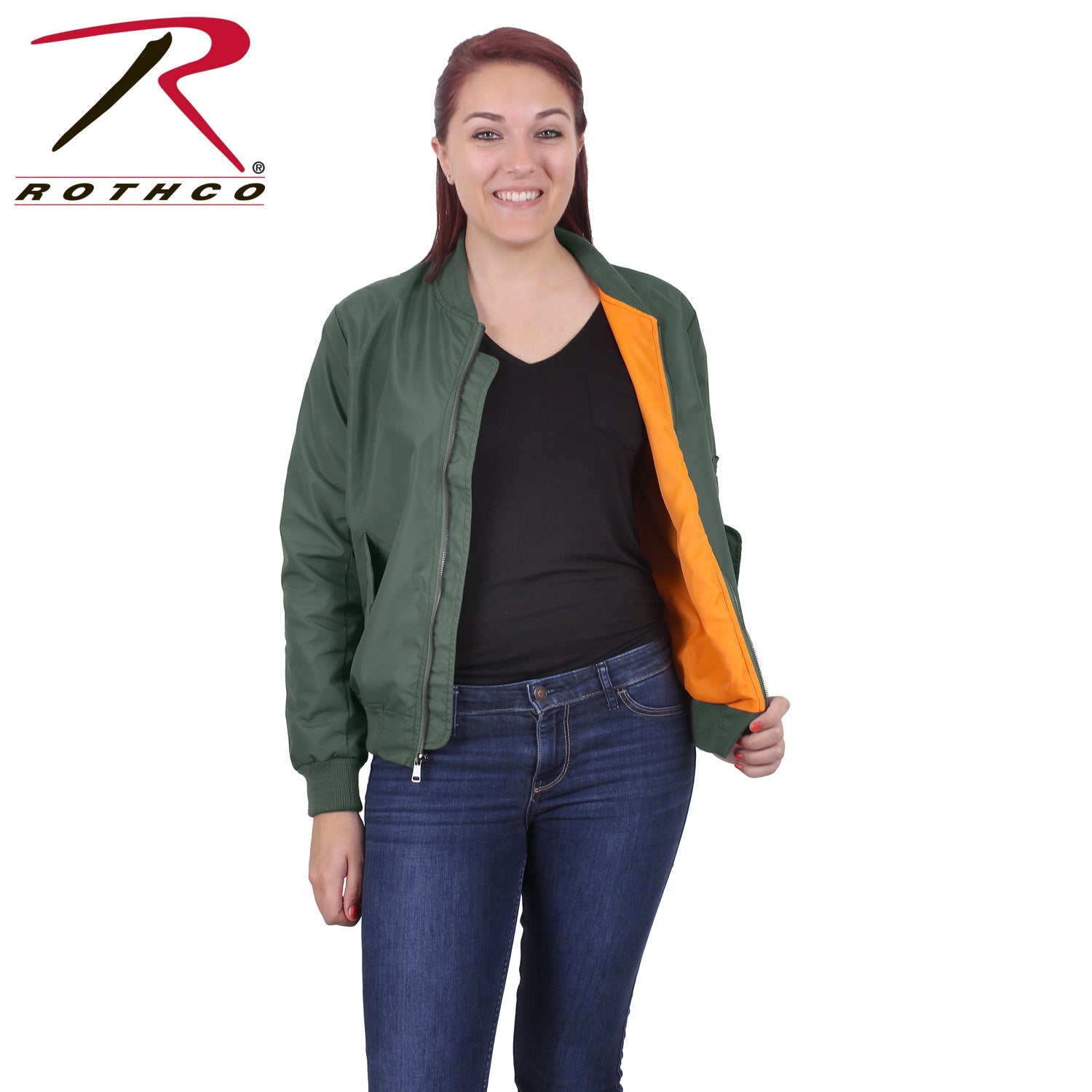 Rothco Womens Lightweight MA-1 Flight Jacket LARSON TACTICAL SUPPLY