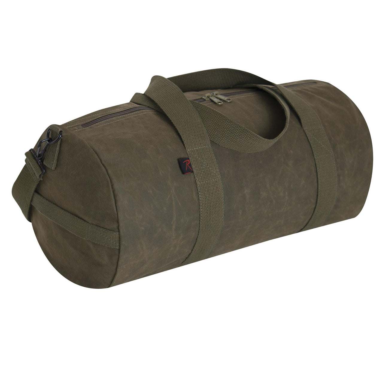 Rothco Waxed Canvas Shoulder Duffle Bag - 19 Inch LARSON TACTICAL SUPPLY