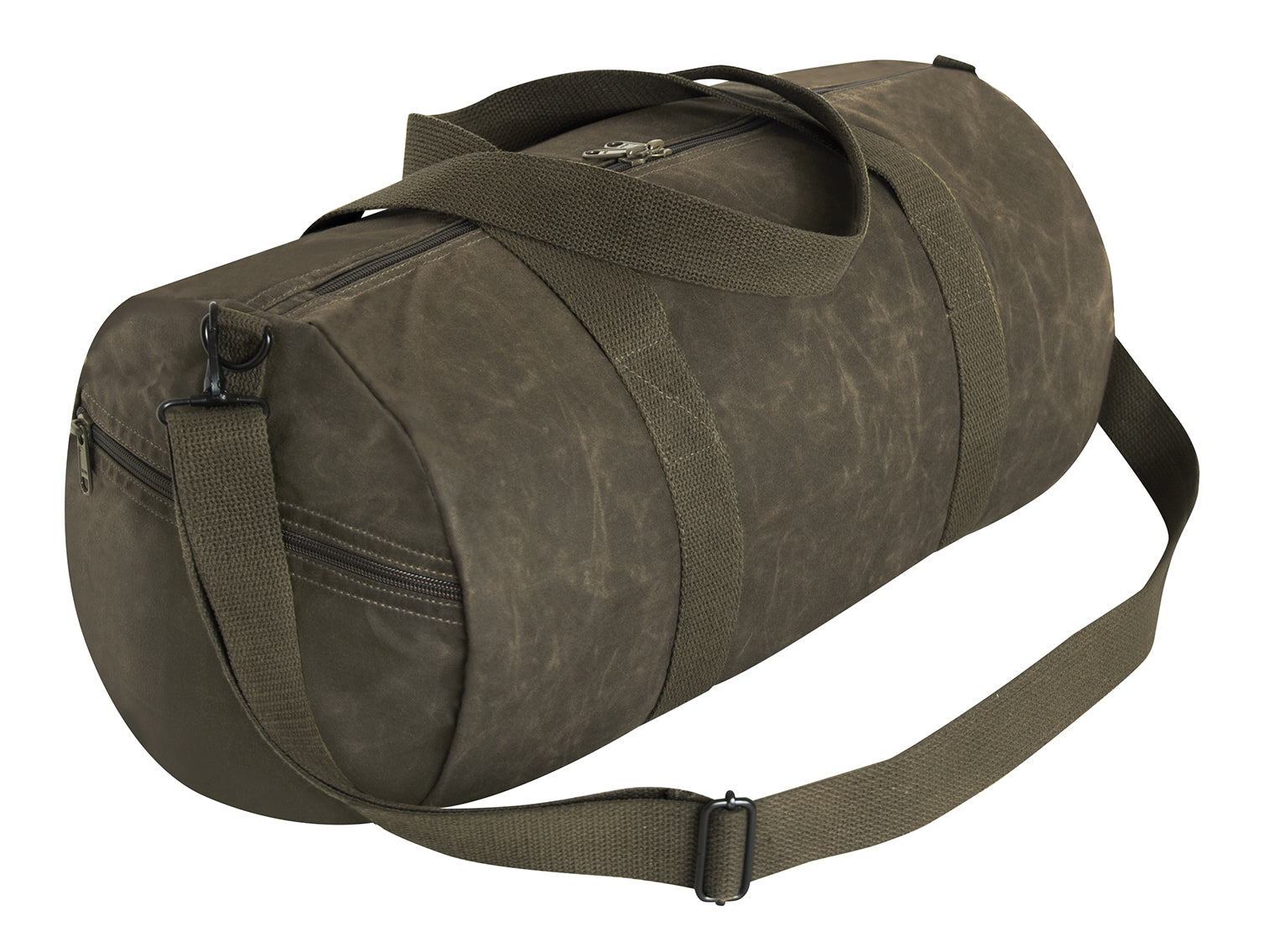 Rothco Waxed Canvas Shoulder Duffle Bag - 19 Inch LARSON TACTICAL SUPPLY