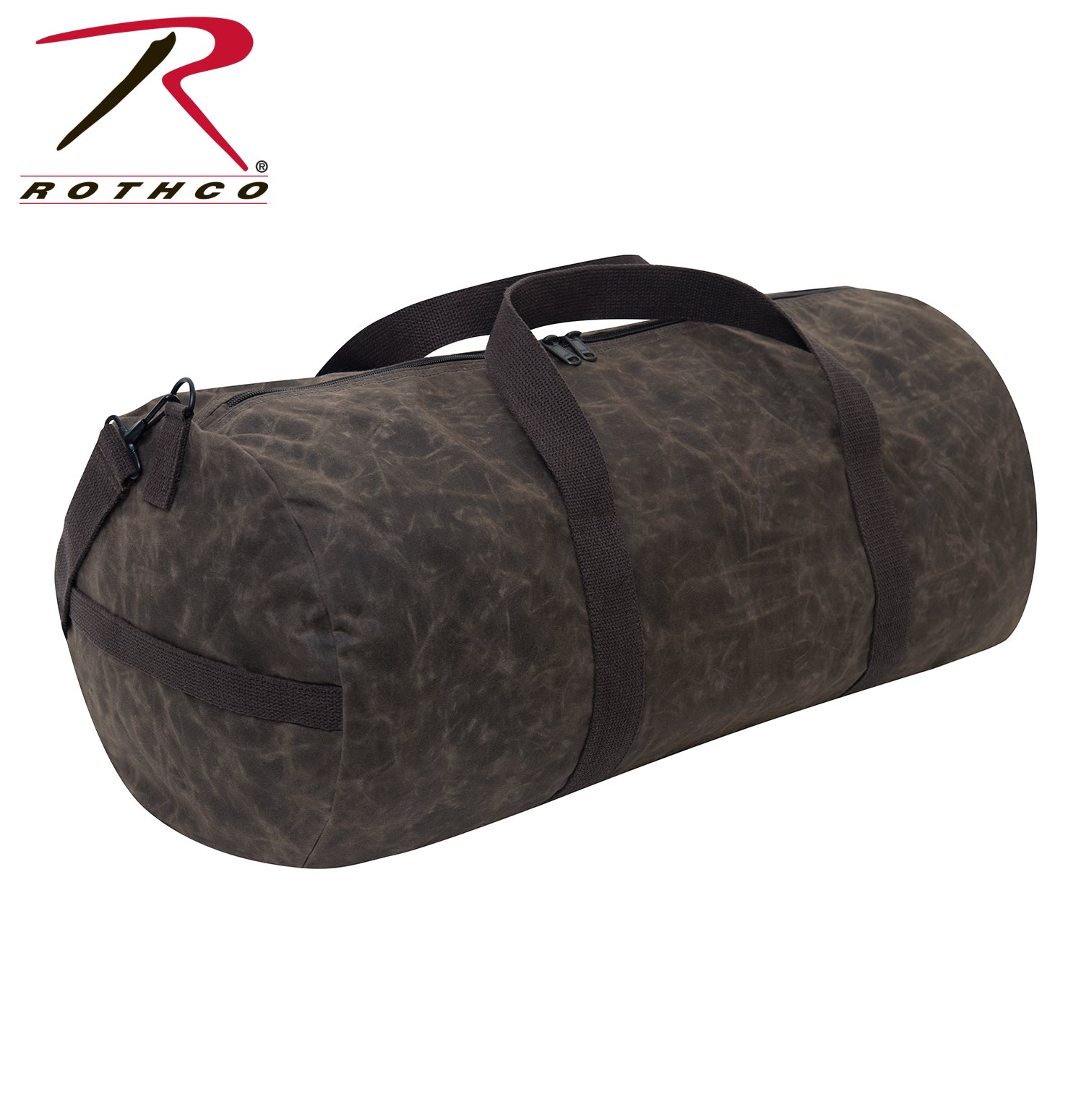 Rothco Waxed Canvas Shoulder Duffle Bag - 24 Inch LARSON TACTICAL SUPPLY
