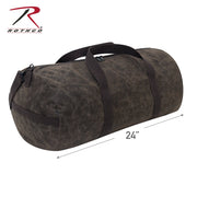 Rothco Waxed Canvas Shoulder Duffle Bag - 24 Inch LARSON TACTICAL SUPPLY