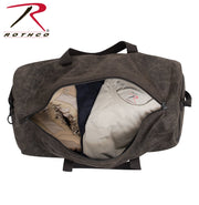 Rothco Waxed Canvas Shoulder Duffle Bag - 24 Inch LARSON TACTICAL SUPPLY