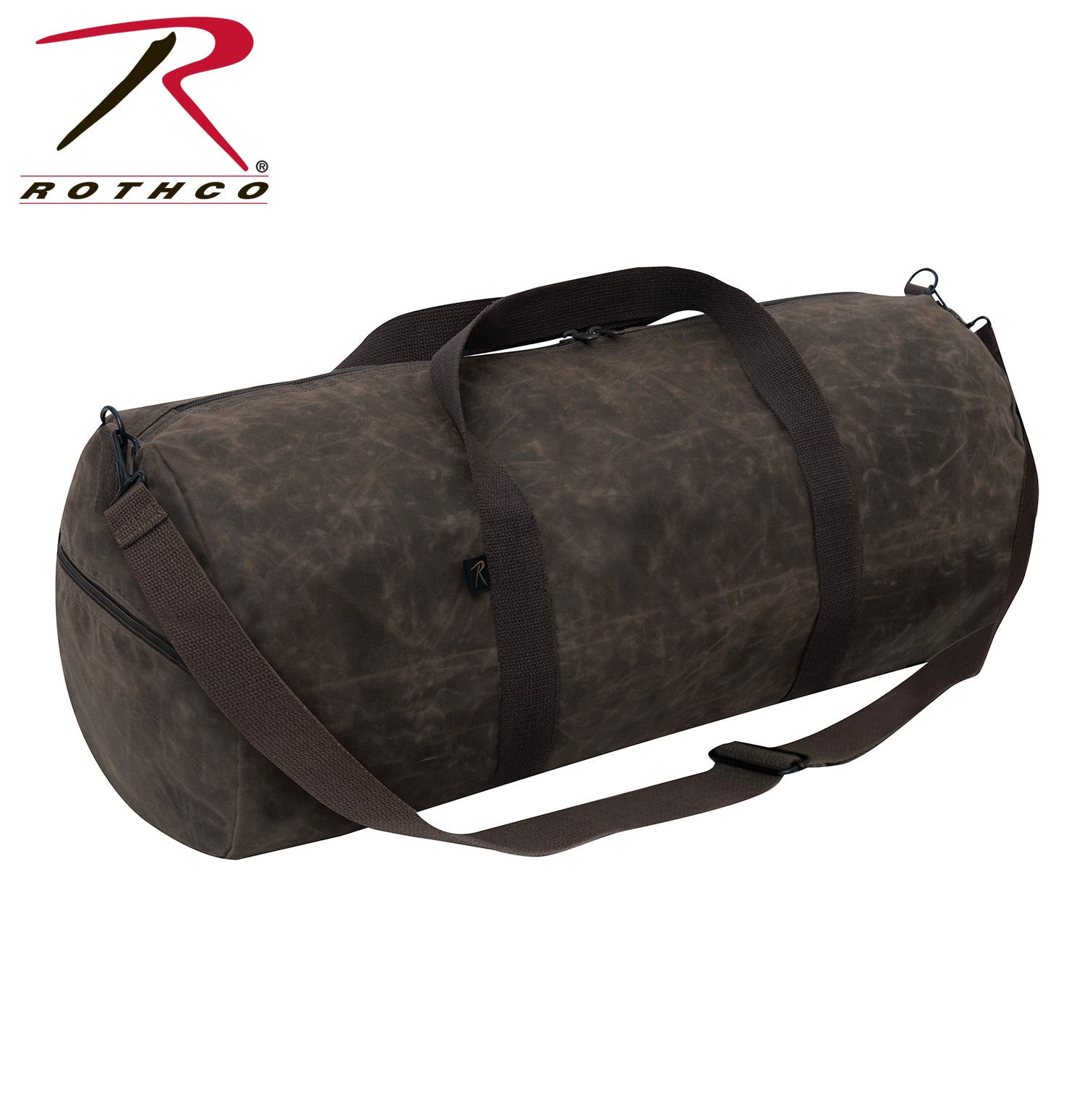 Rothco Waxed Canvas Shoulder Duffle Bag - 24 Inch LARSON TACTICAL SUPPLY