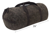 Rothco Waxed Canvas Shoulder Duffle Bag - 24 Inch LARSON TACTICAL SUPPLY