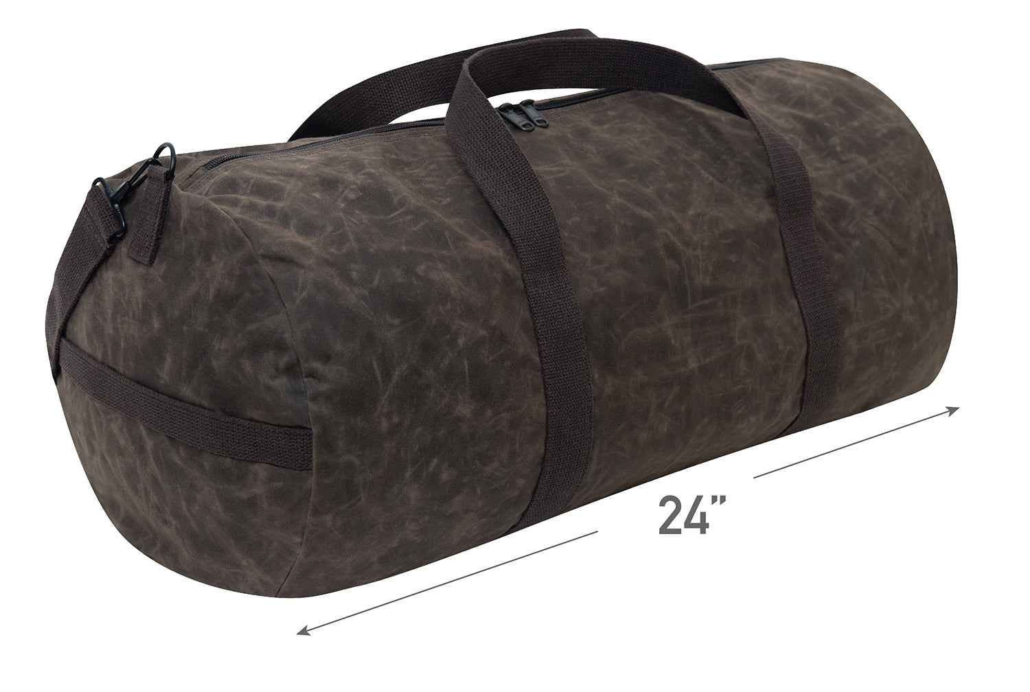 Rothco Waxed Canvas Shoulder Duffle Bag - 24 Inch LARSON TACTICAL SUPPLY