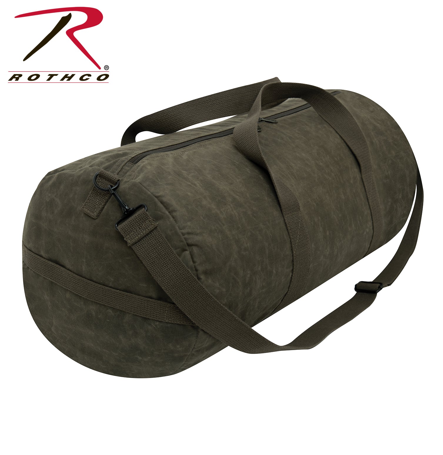Rothco Waxed Canvas Shoulder Duffle Bag - 24 Inch LARSON TACTICAL SUPPLY