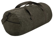 Rothco Waxed Canvas Shoulder Duffle Bag - 24 Inch LARSON TACTICAL SUPPLY