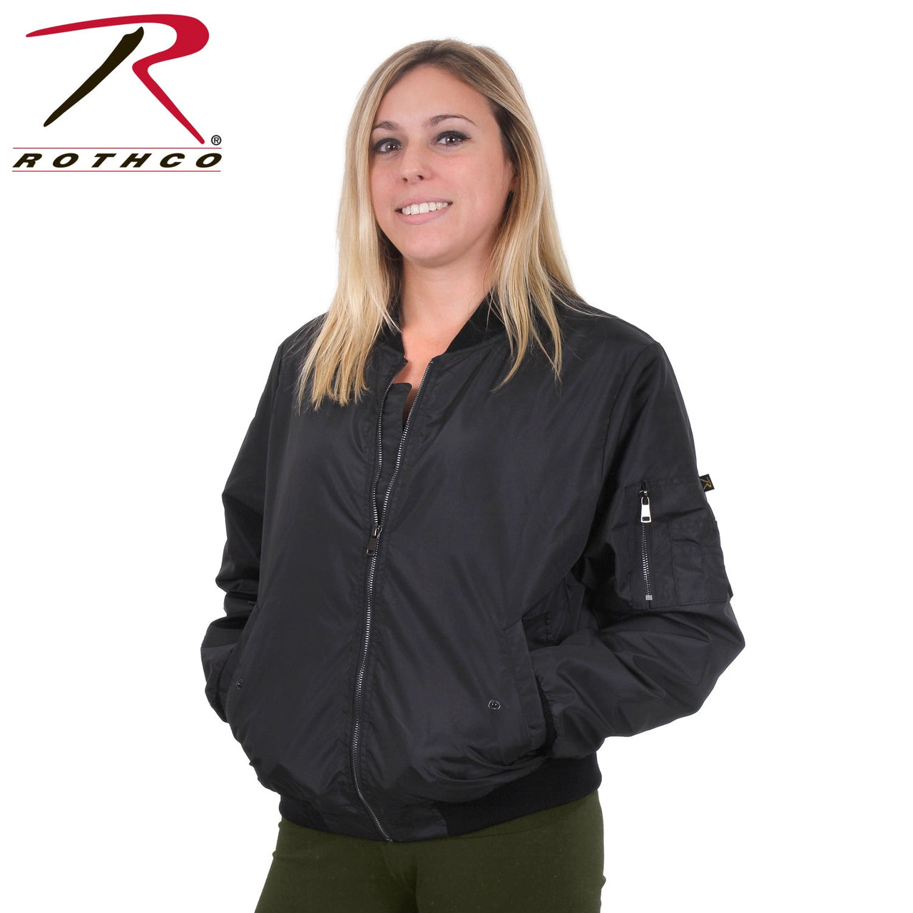 Rothco Womens Lightweight MA-1 Flight Jacket LARSON TACTICAL SUPPLY