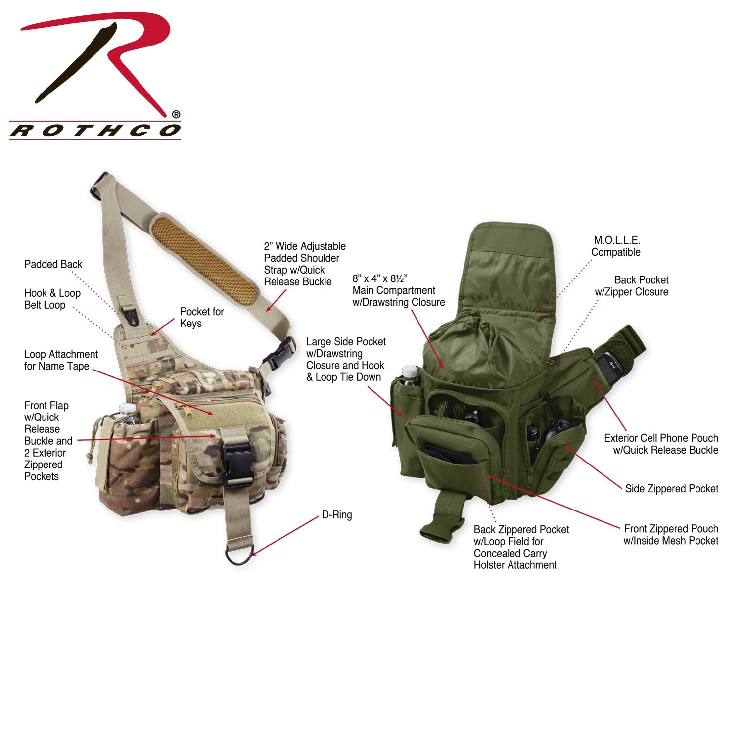Rothco Advanced Tactical Bag LARSON TACTICAL SUPPLY