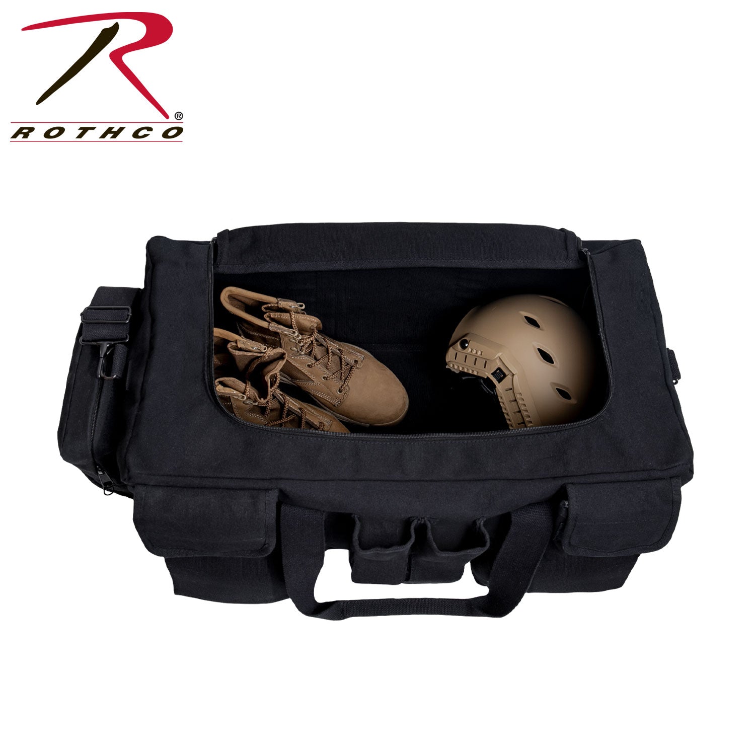 Rothco Canvas Pocketed Military Gear Bag LARSON TACTICAL SUPPLY