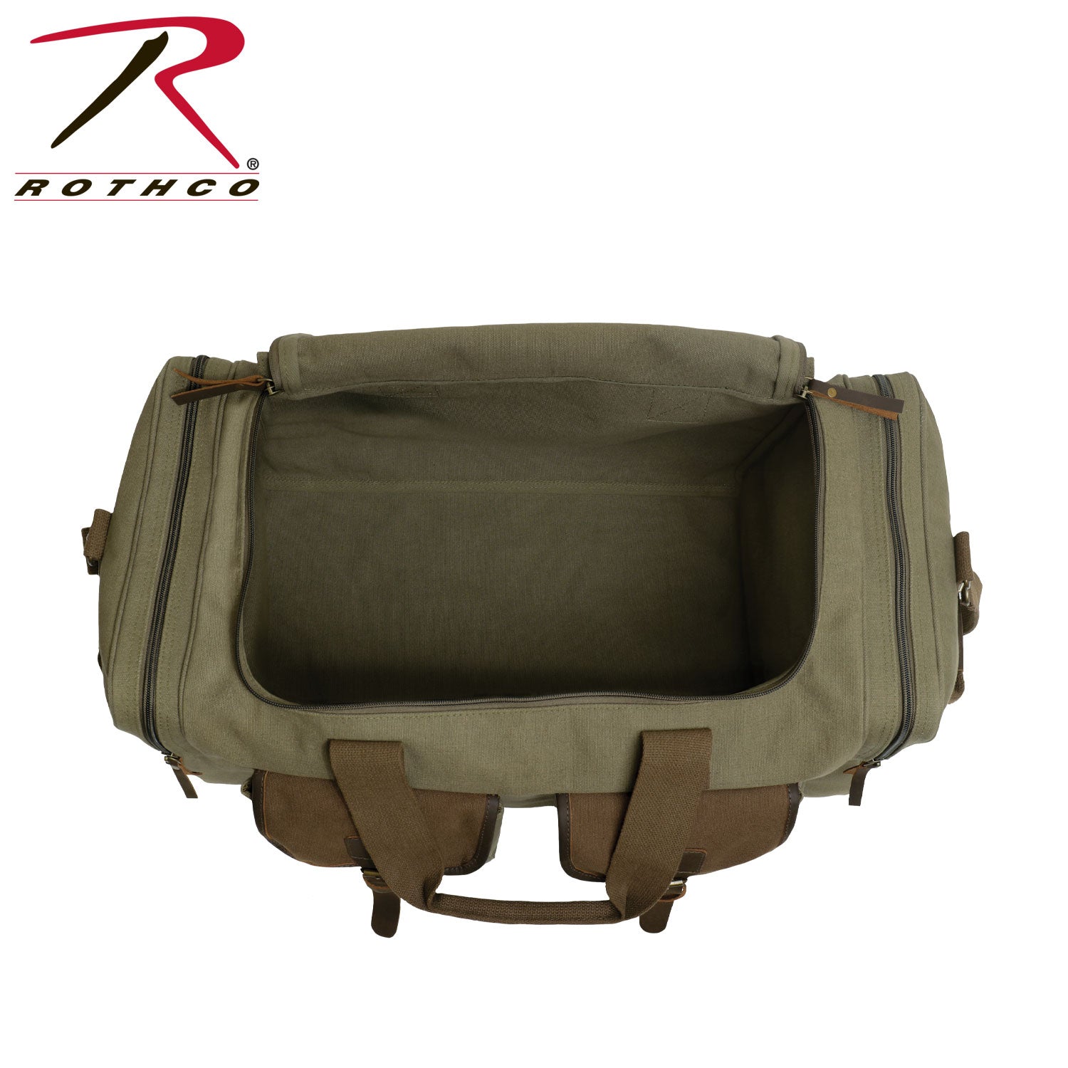 Rothco Canvas Pocketed Military Gear Bag LARSON TACTICAL SUPPLY