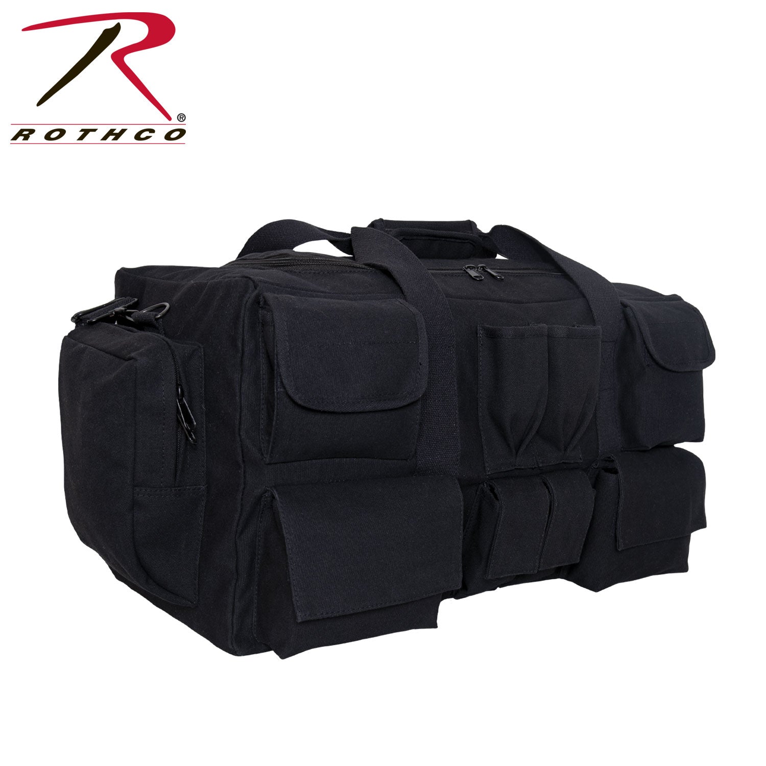 Rothco Canvas Pocketed Military Gear Bag LARSON TACTICAL SUPPLY