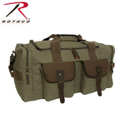 Rothco Canvas Pocketed Military Gear Bag LARSON TACTICAL SUPPLY
