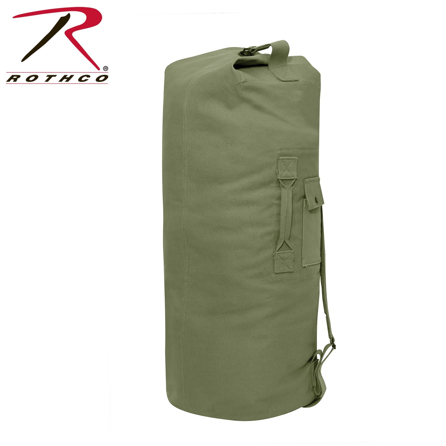 Rothco G.I. Style Canvas Double Strap Duffle Bag LARSON TACTICAL SUPPLY