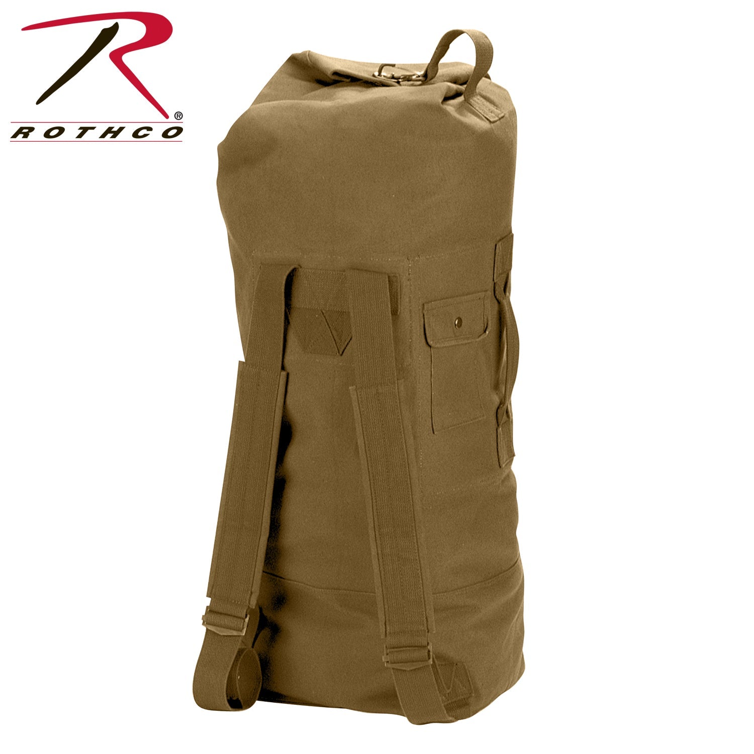 Rothco G.I. Style Canvas Double Strap Duffle Bag LARSON TACTICAL SUPPLY