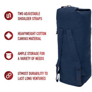 Rothco G.I. Style Canvas Double Strap Duffle Bag LARSON TACTICAL SUPPLY