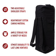 Rothco G.I. Style Canvas Double Strap Duffle Bag LARSON TACTICAL SUPPLY