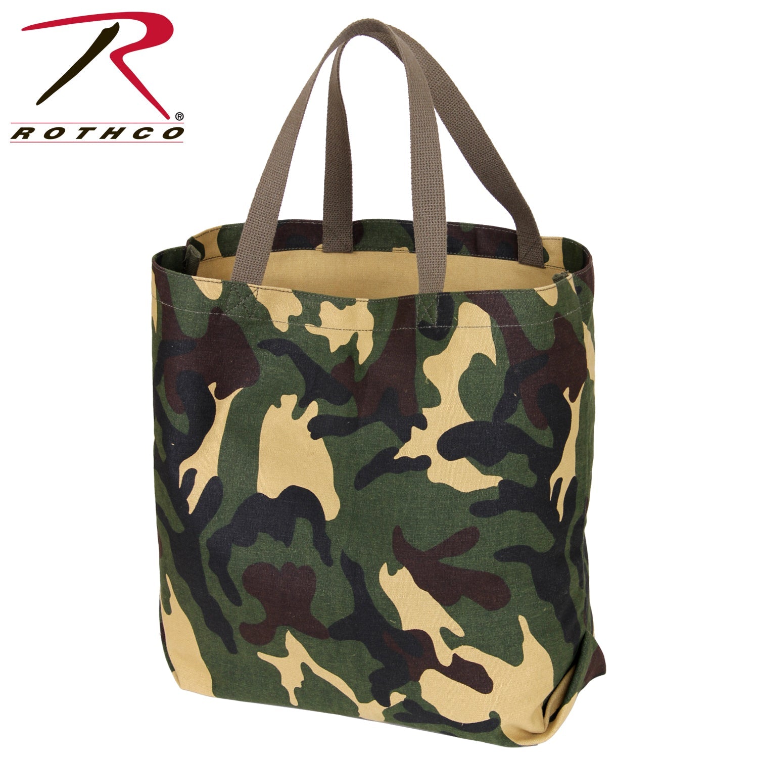 Rothco Canvas Camo and Solid Tote Bag LARSON TACTICAL SUPPLY