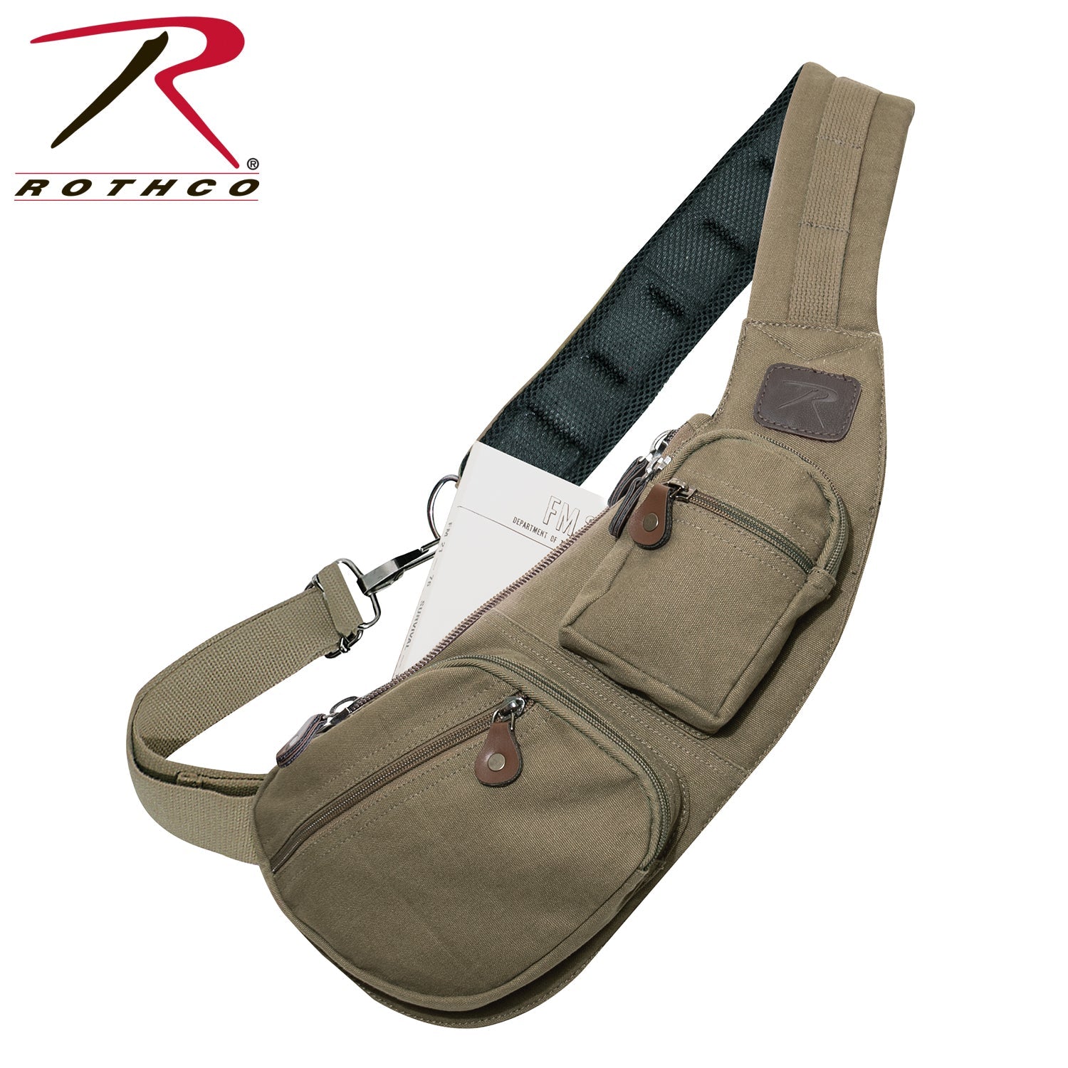 Rothco Crossbody Canvas Sling Bag LARSON TACTICAL SUPPLY