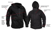 Rothco Tactical Zip Up Hoodie LARSON TACTICAL SUPPLY