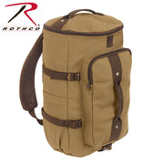 Rothco Convertible Canvas Duffle / Backpack - 19 Inches LARSON TACTICAL SUPPLY