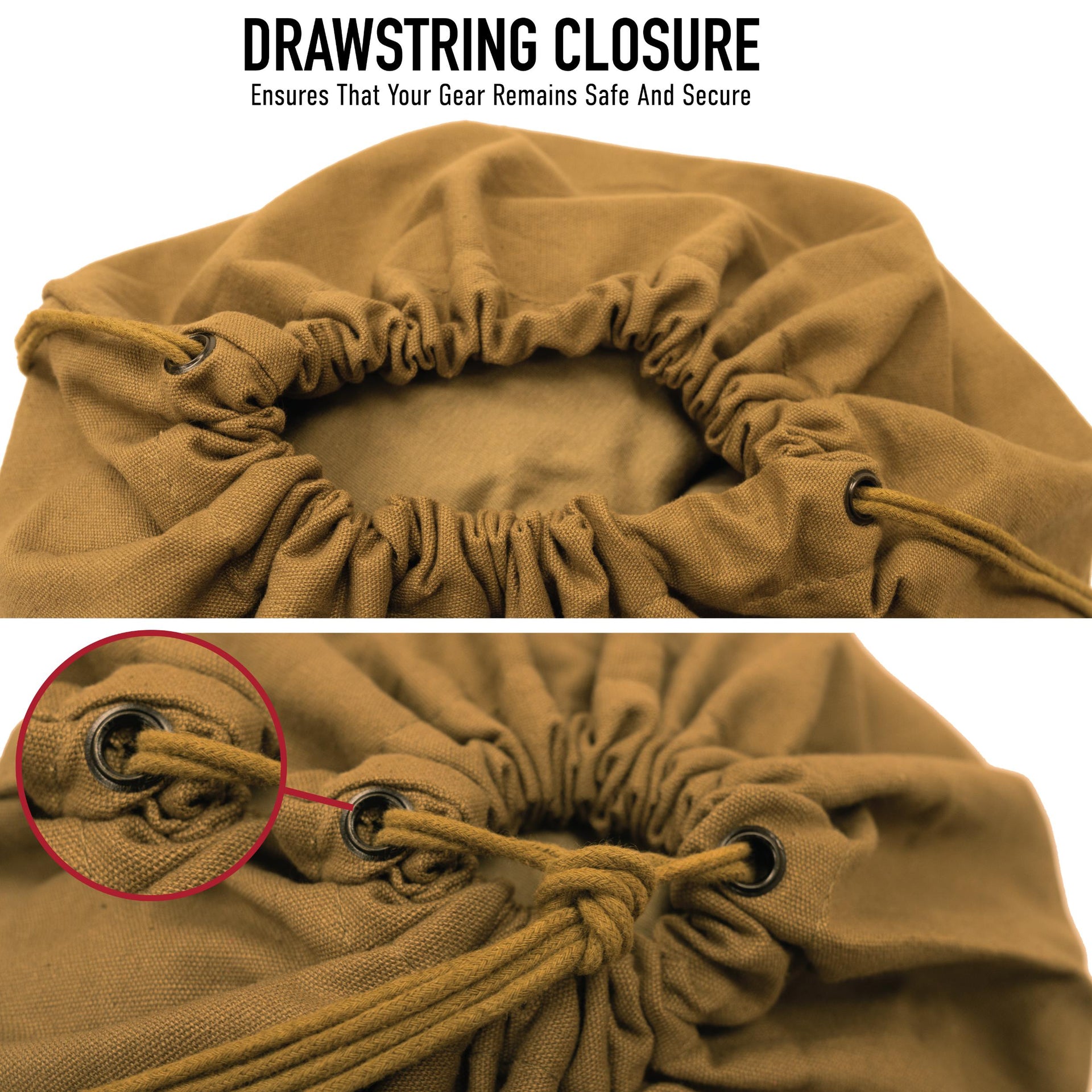 Rothco Canvas Barracks Bag LARSON TACTICAL SUPPLY