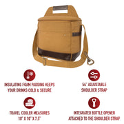 Rothco Canvas Insulated Cooler Bag LARSON TACTICAL SUPPLY