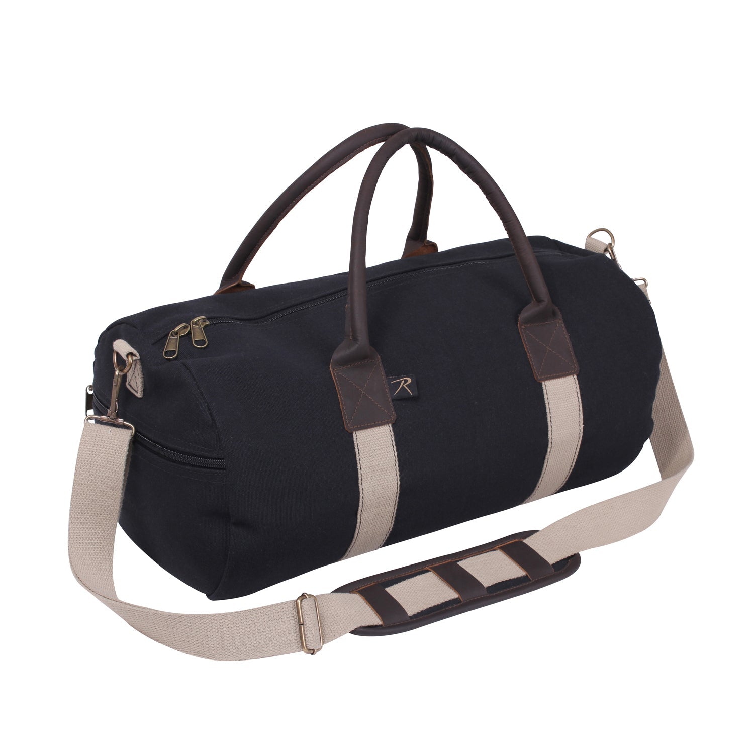 Rothco Canvas & Leather Gym Duffle Bag LARSON TACTICAL SUPPLY