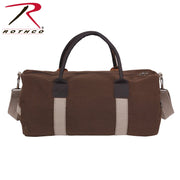 Rothco Canvas & Leather Gym Duffle Bag LARSON TACTICAL SUPPLY