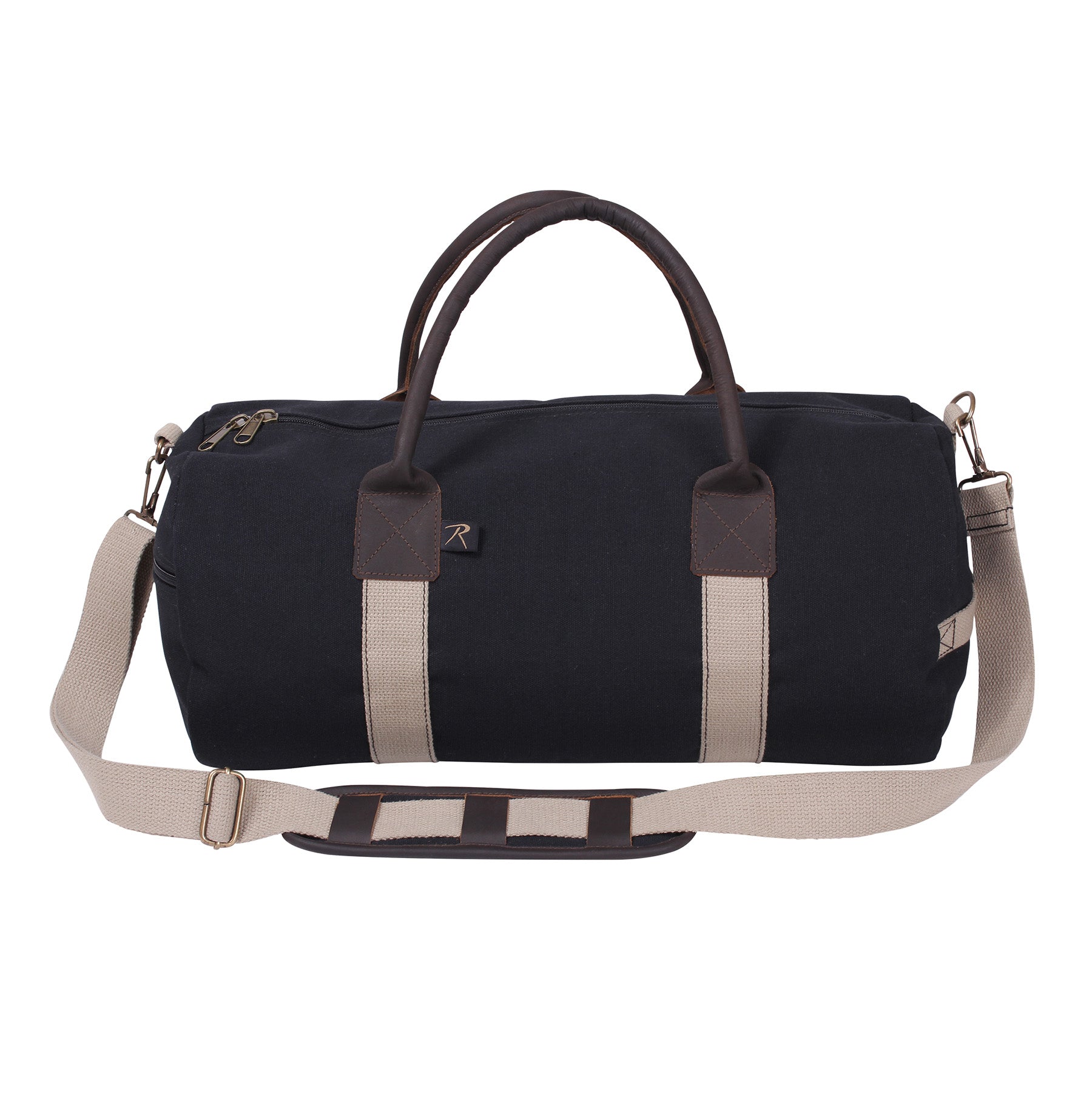 Rothco Canvas & Leather Gym Duffle Bag LARSON TACTICAL SUPPLY
