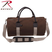 Rothco Canvas & Leather Gym Duffle Bag LARSON TACTICAL SUPPLY