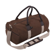 Rothco Canvas & Leather Gym Duffle Bag LARSON TACTICAL SUPPLY