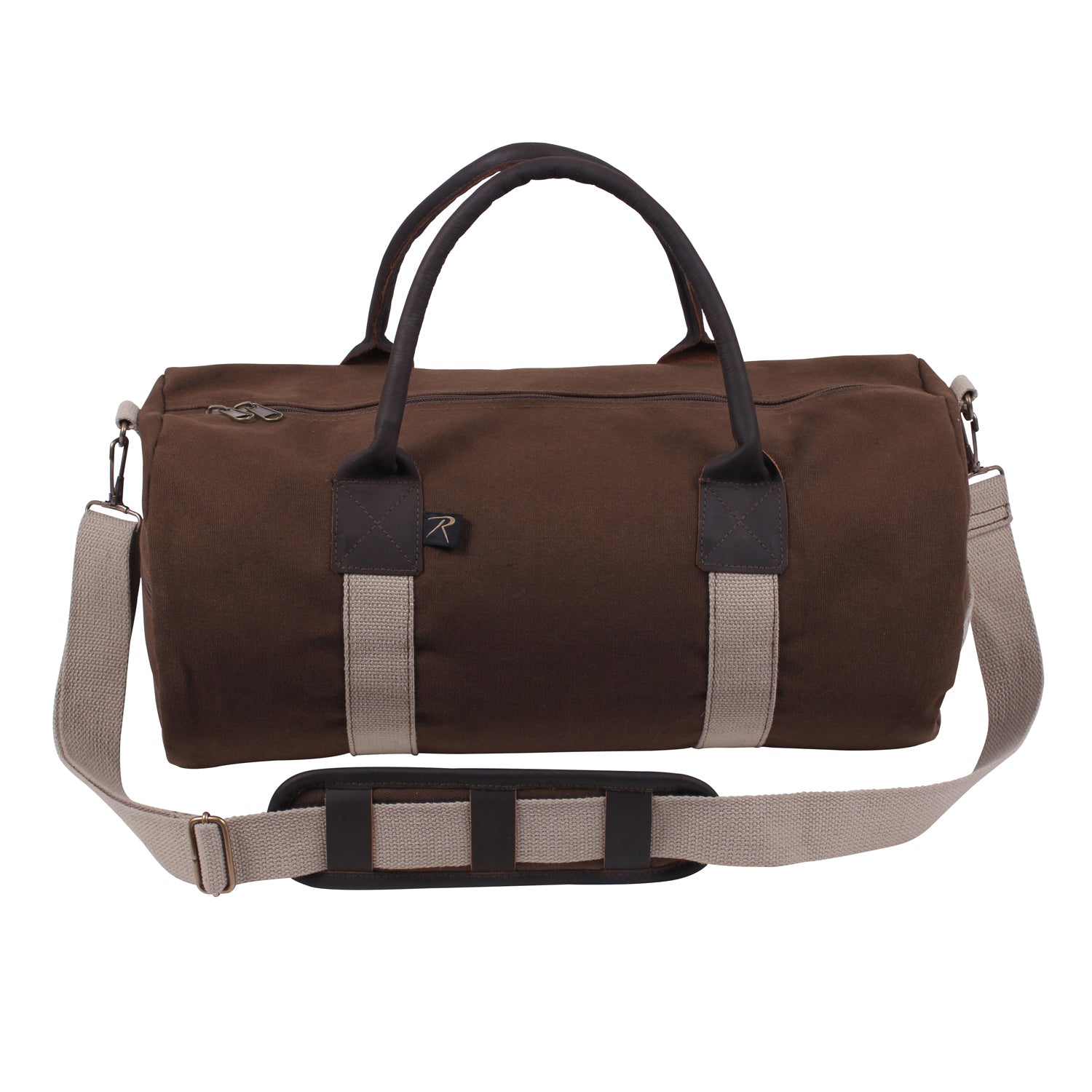 Rothco Canvas & Leather Gym Duffle Bag LARSON TACTICAL SUPPLY