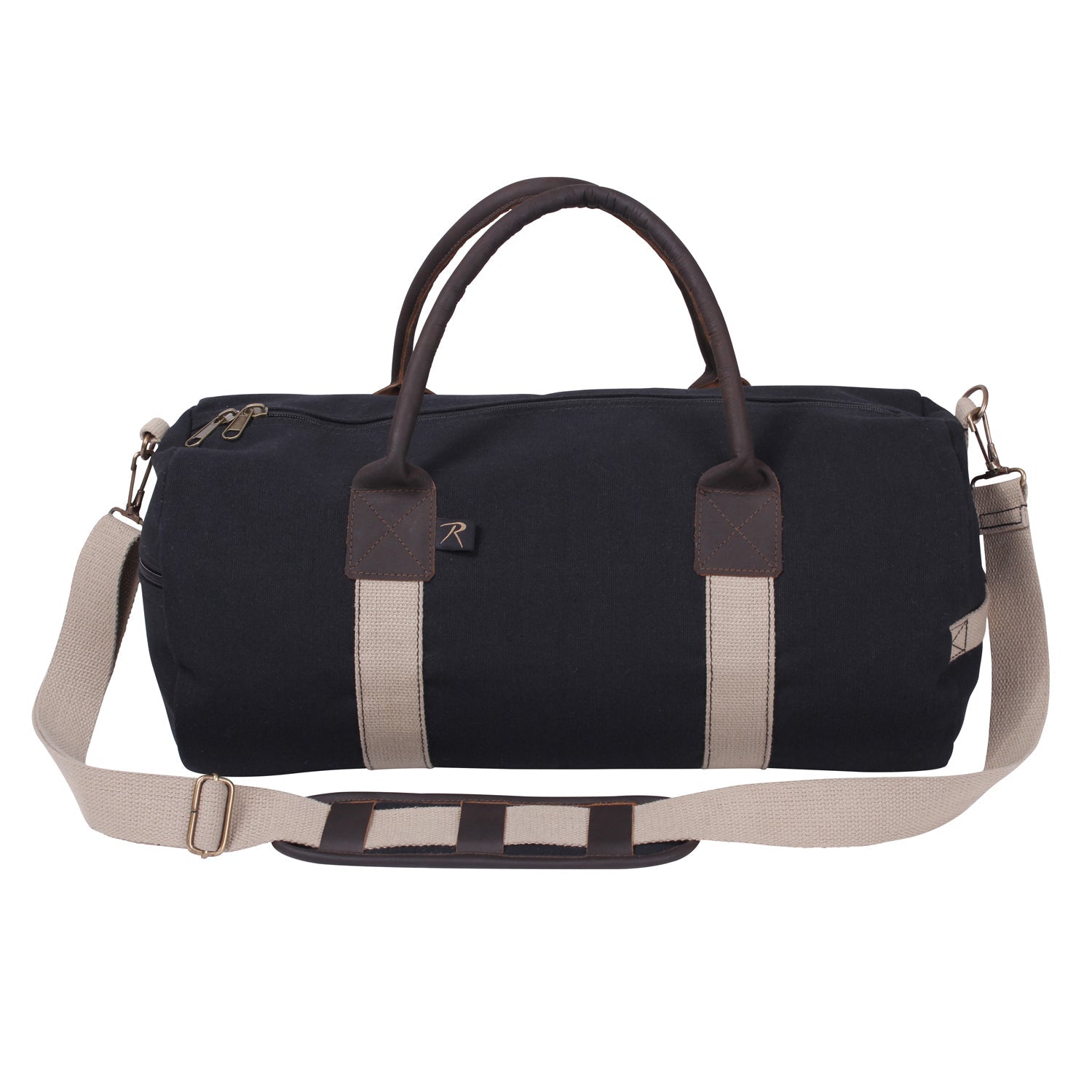 Rothco Canvas & Leather Gym Duffle Bag LARSON TACTICAL SUPPLY