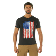 Rothco Distressed US Flag Athletic Fit T-Shirt LARSON TACTICAL SUPPLY