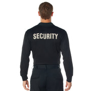Rothco Moisture Wicking Long Sleeve Security Polo LARSON TACTICAL SUPPLY