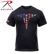 Rothco Medical Symbol (Caduceus) T-Shirt - Black LARSON TACTICAL SUPPLY