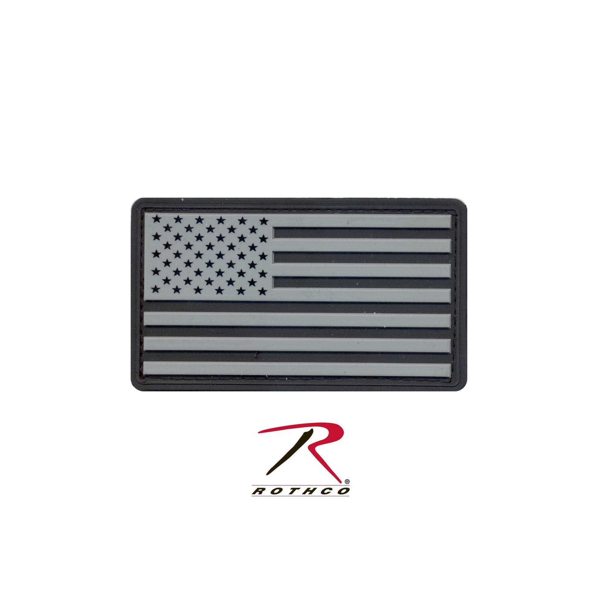 Rothco PVC US Flag Patch With Hook Back LARSON TACTICAL SUPPLY