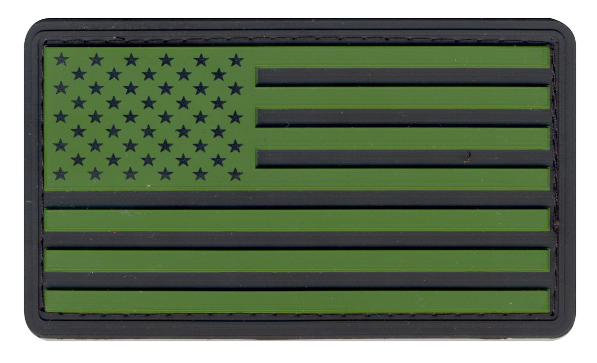 Rothco PVC US Flag Patch With Hook Back LARSON TACTICAL SUPPLY