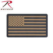 Rothco PVC US Flag Patch With Hook Back LARSON TACTICAL SUPPLY
