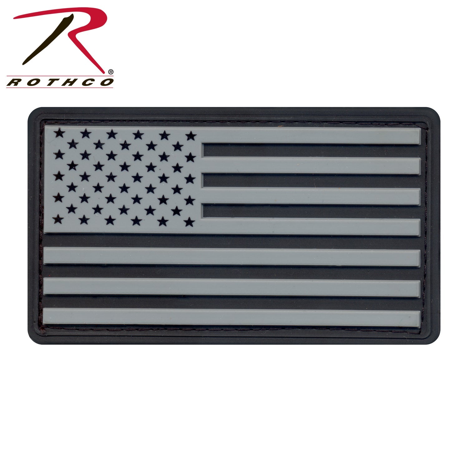 Rothco PVC US Flag Patch With Hook Back LARSON TACTICAL SUPPLY
