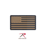 Rothco PVC US Flag Patch With Hook Back LARSON TACTICAL SUPPLY