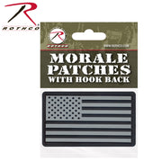 Rothco PVC US Flag Patch With Hook Back LARSON TACTICAL SUPPLY