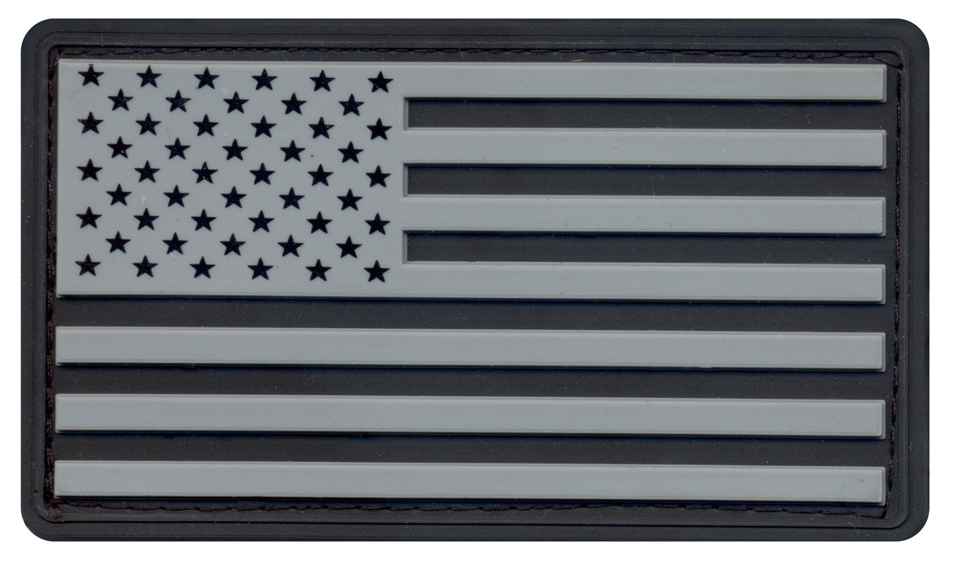 Rothco PVC US Flag Patch With Hook Back LARSON TACTICAL SUPPLY