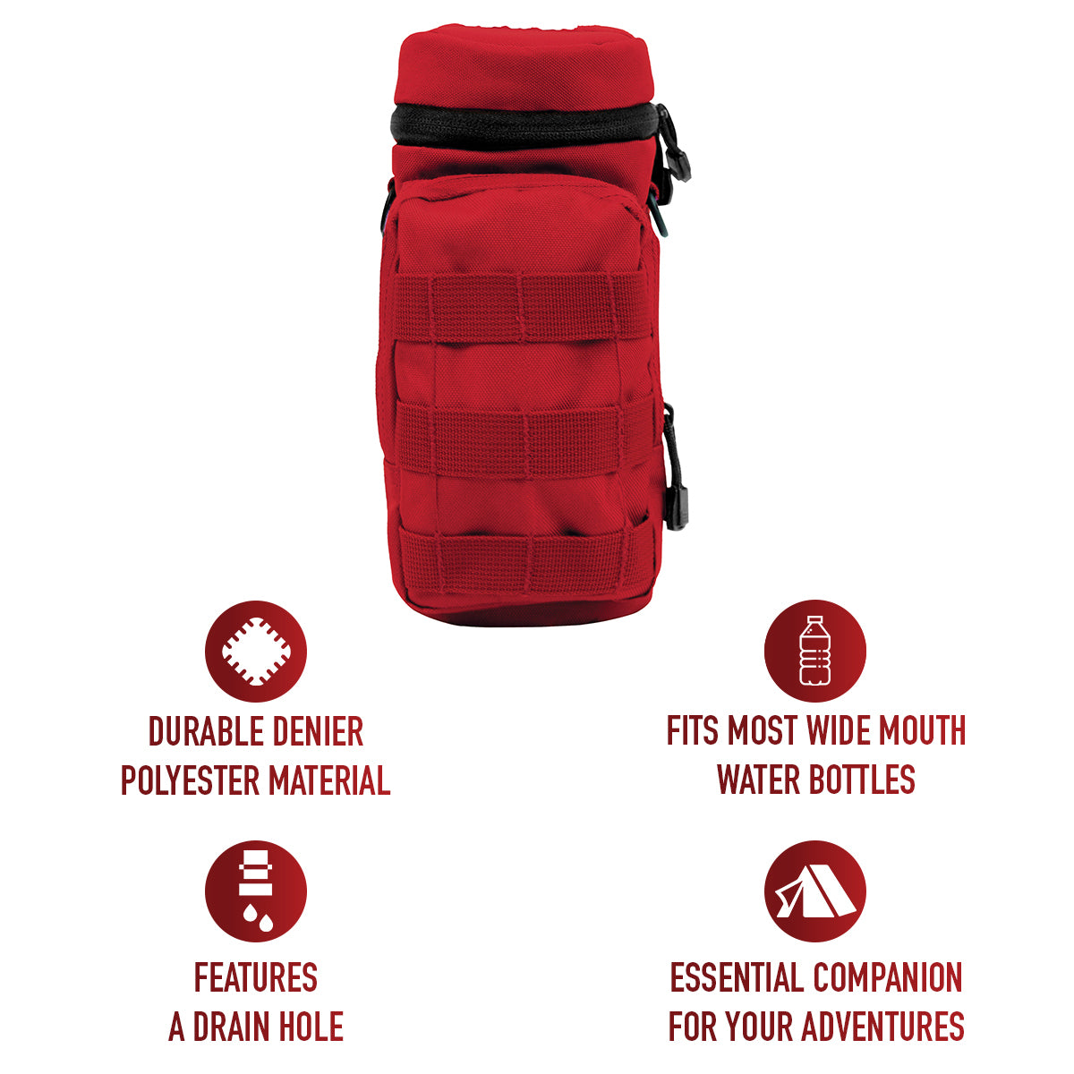 Rothco MOLLE Compatible Water Bottle Pouch LARSON TACTICAL SUPPLY