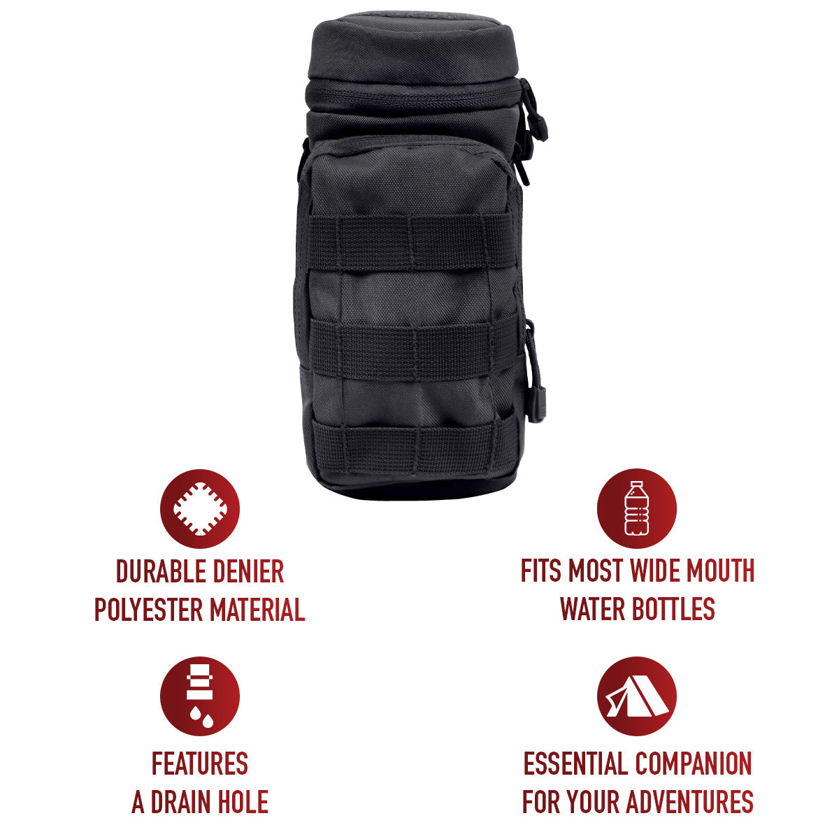 Rothco MOLLE Compatible Water Bottle Pouch LARSON TACTICAL SUPPLY