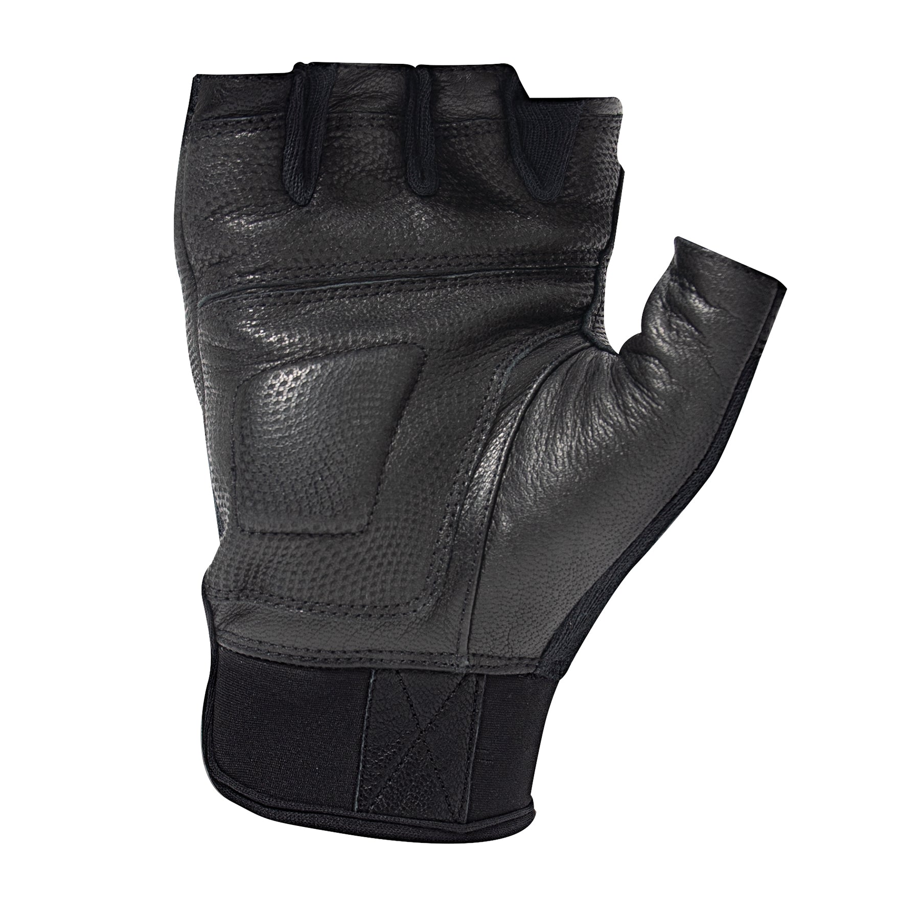 Rothco Fingerless Cut Resistant Carbon Hard Knuckle Gloves - Black LARSON TACTICAL SUPPLY