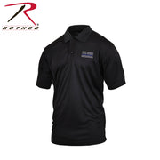 Rothco Thin Blue Line Moisture Wicking Polo LARSON TACTICAL SUPPLY