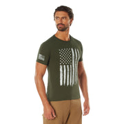 Rothco Distressed US Flag Athletic Fit T-Shirt LARSON TACTICAL SUPPLY