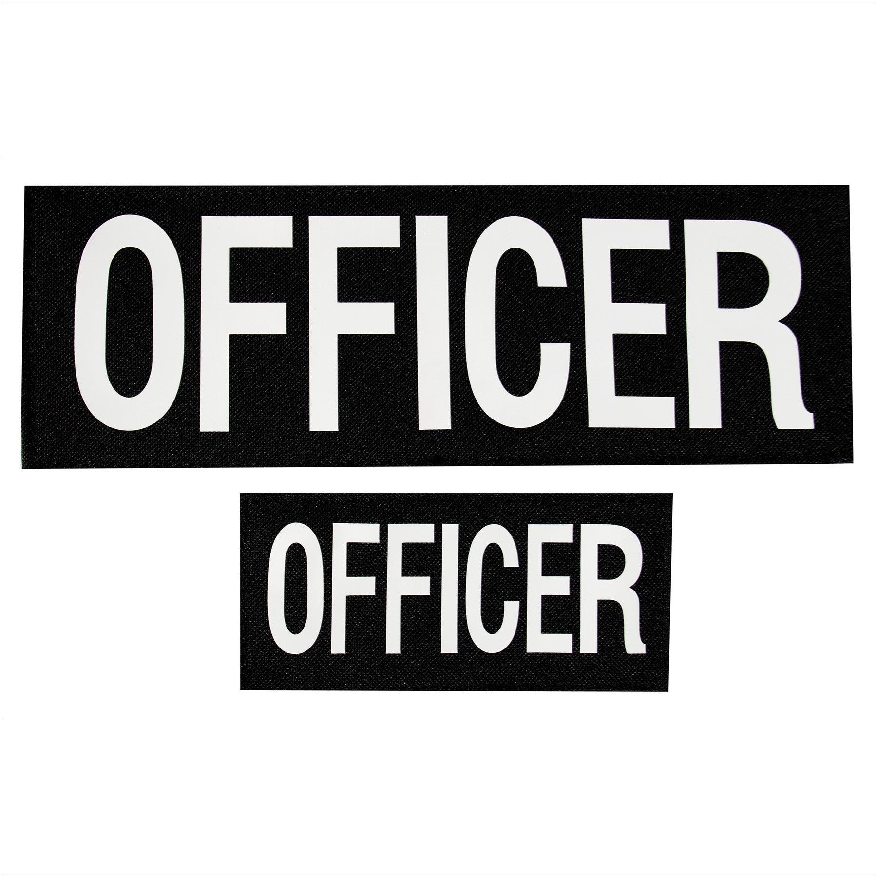 Rothco Officer Patch With Hook Back LARSON TACTICAL SUPPLY